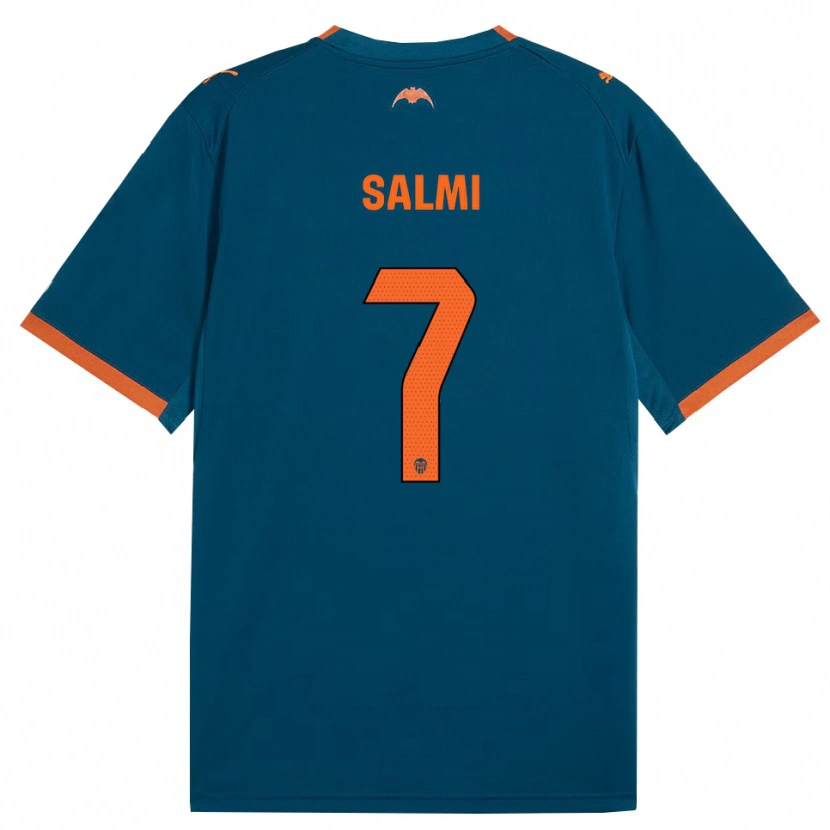 Danxen Heren Iina Salmi #7 Staalblauw Oranje Uitshirt Uittenue 2026/27 T-Shirt België