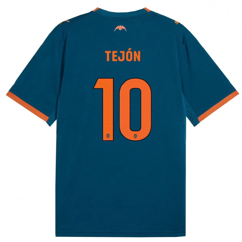 Danxen Heren Martín Tejón #10 Staalblauw Oranje Uitshirt Uittenue 2026/27 T-Shirt België