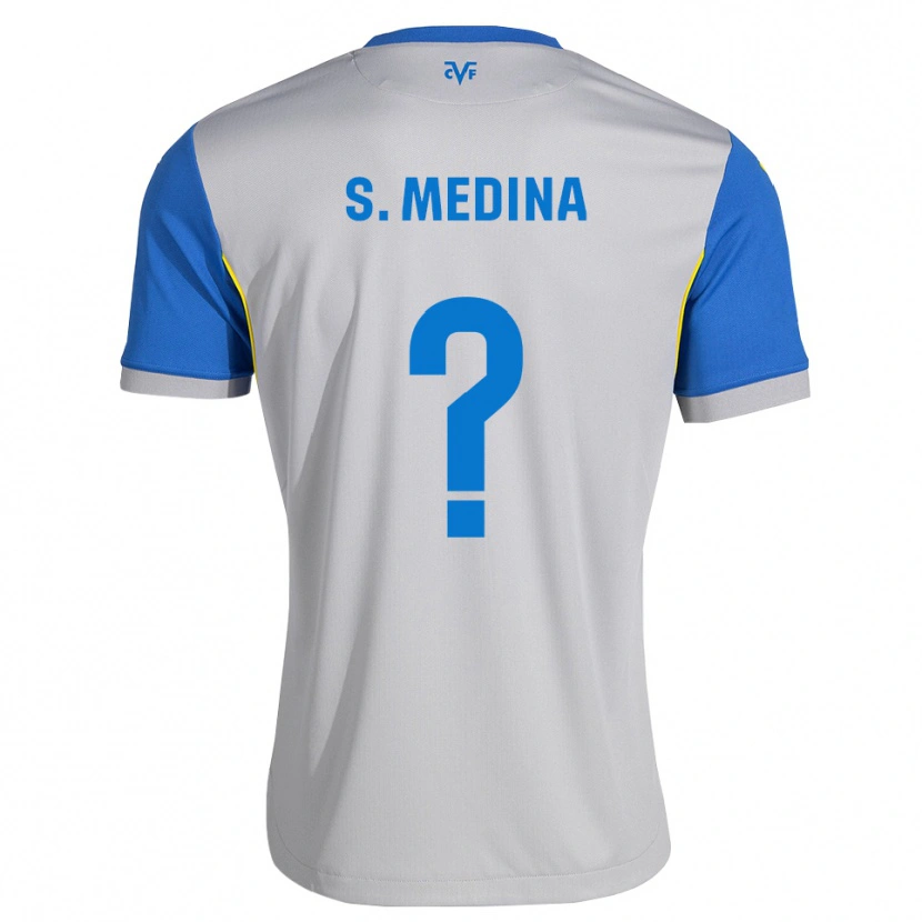 Danxen Heren Sara Medina #0 Dodgerblauw Grijs Uitshirt Uittenue 2026/27 T-Shirt België