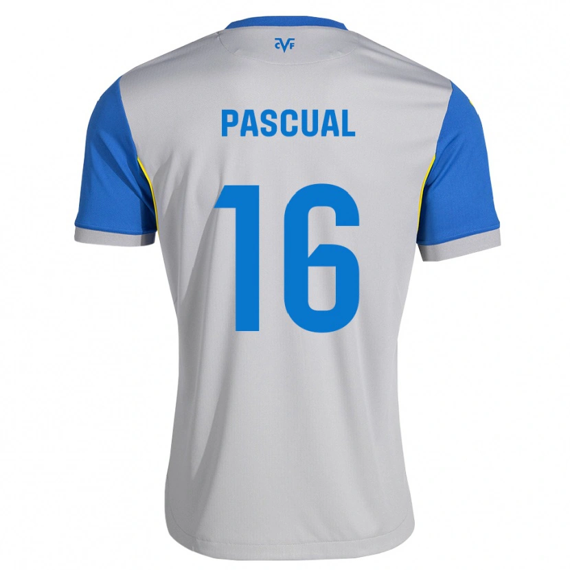 Danxen Heren Pablo Pascual #16 Dodgerblauw Grijs Uitshirt Uittenue 2026/27 T-Shirt België