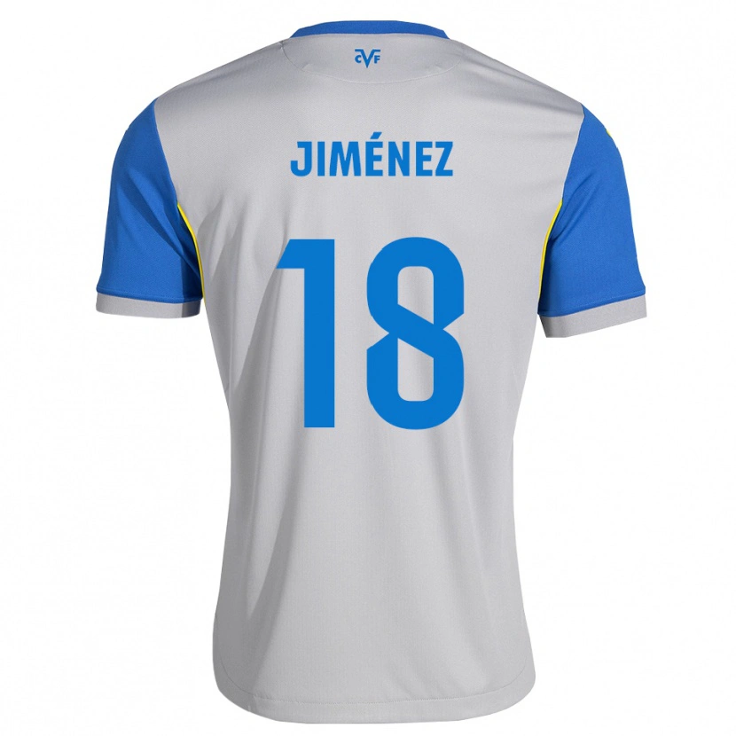 Danxen Heren Alex Jiménez #18 Dodgerblauw Grijs Uitshirt Uittenue 2026/27 T-Shirt België