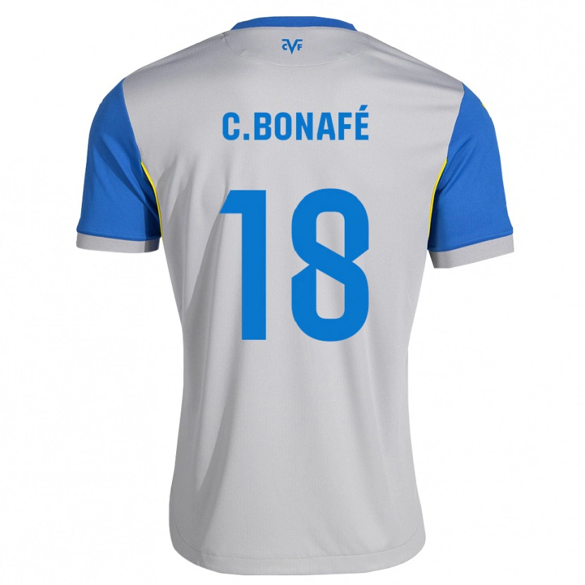 Danxen Heren César Bonafé #18 Dodgerblauw Grijs Uitshirt Uittenue 2026/27 T-Shirt België