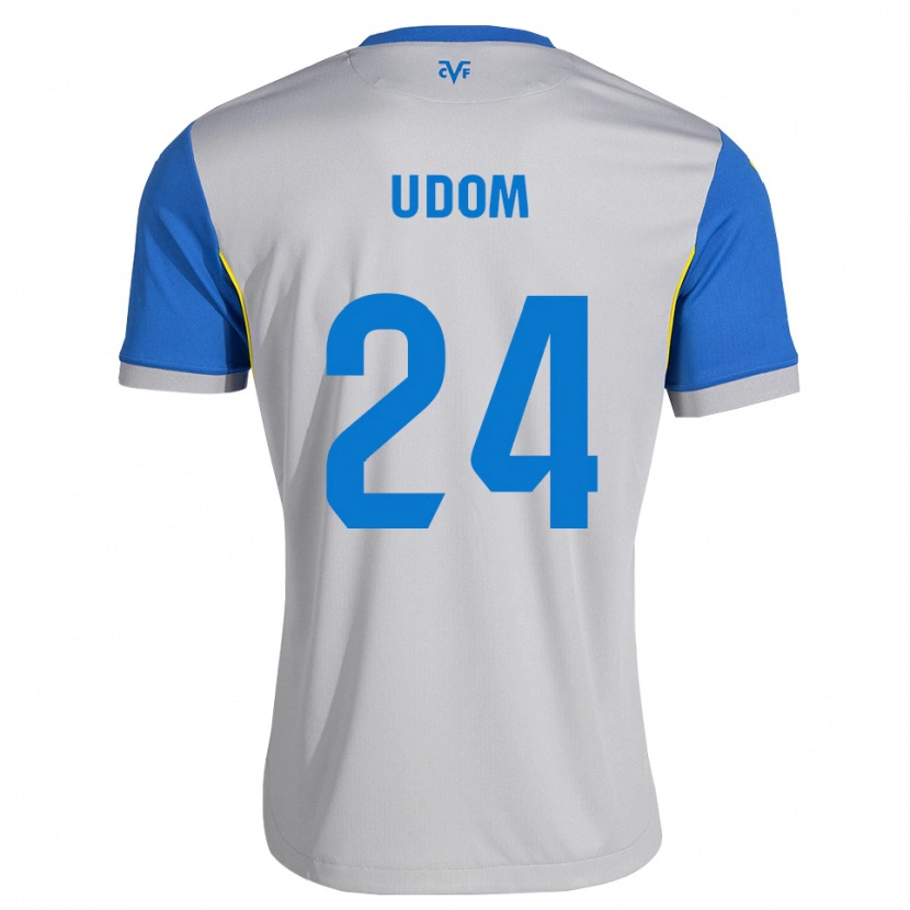 Danxen Heren Ekerette Udom #24 Dodgerblauw Grijs Uitshirt Uittenue 2026/27 T-Shirt België