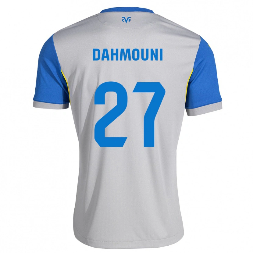 Danxen Heren Moha Dahmouni #27 Dodgerblauw Grijs Uitshirt Uittenue 2026/27 T-Shirt België