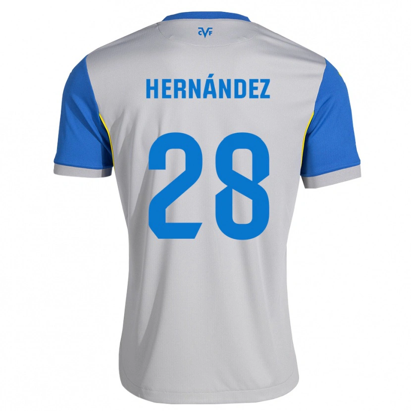 Danxen Heren Gerard Hernández #28 Dodgerblauw Grijs Uitshirt Uittenue 2026/27 T-Shirt België