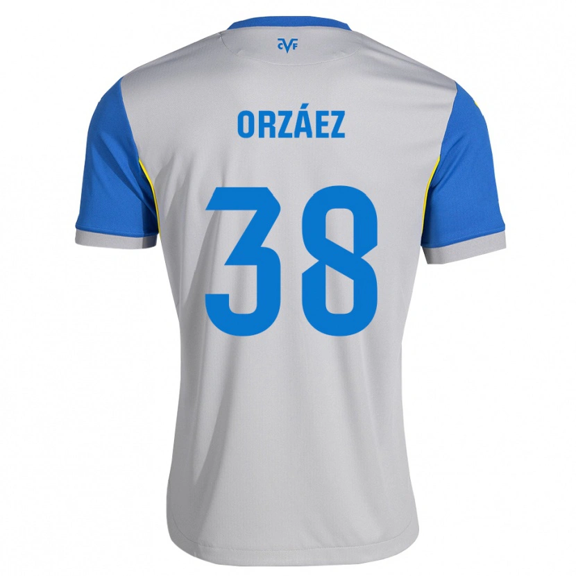 Danxen Heren Sergio Orzáez #38 Dodgerblauw Grijs Uitshirt Uittenue 2026/27 T-Shirt België