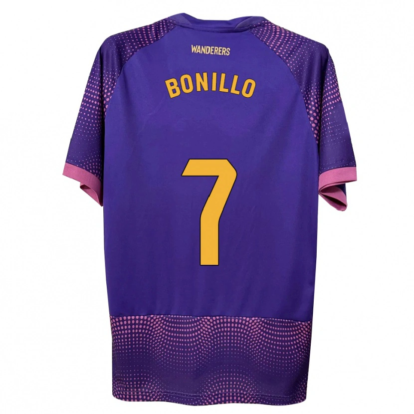 Danxen Heren Haizam Bonillo #7 Paars Wit Roze Uitshirt Uittenue 2026/27 T-Shirt België