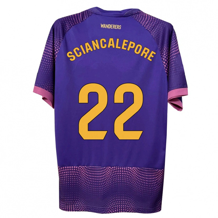Danxen Heren Mateo Sciancalepore #22 Paars Wit Roze Uitshirt Uittenue 2026/27 T-Shirt België