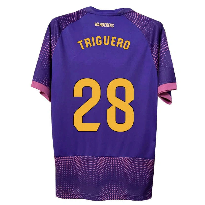 Danxen Heren Dani Triguero #28 Paars Wit Roze Uitshirt Uittenue 2026/27 T-Shirt België