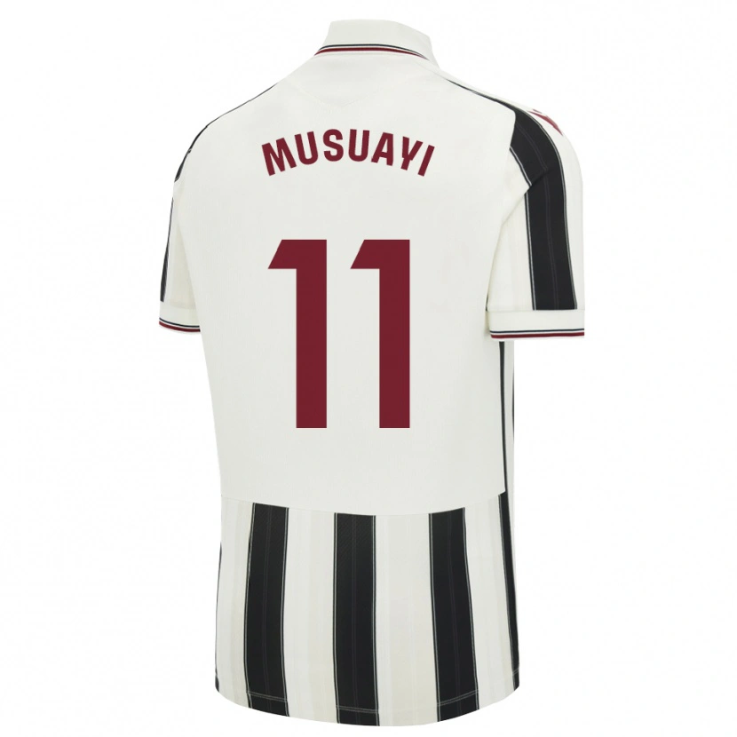 Danxen Heren Yanis Musuayi #11 Zwart Wit Rood Uitshirt Uittenue 2026/27 T-Shirt België