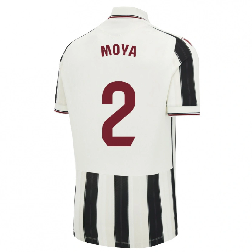 Danxen Heren Alejandro Moya #2 Zwart Wit Rood Uitshirt Uittenue 2026/27 T-Shirt België