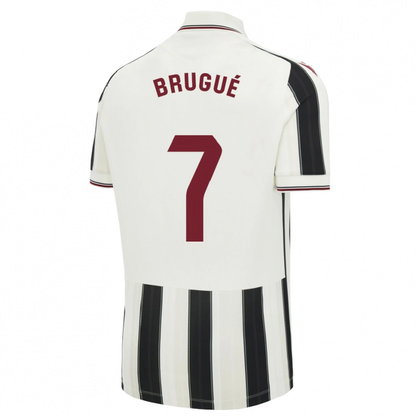Danxen Heren Roger Brugué #7 Zwart Wit Rood Uitshirt Uittenue 2026/27 T-Shirt België