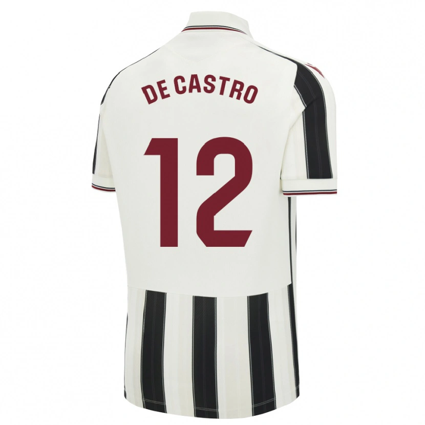 Danxen Heren Asier De Castro #12 Zwart Wit Rood Uitshirt Uittenue 2026/27 T-Shirt België