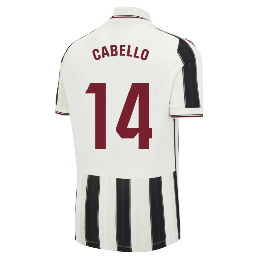 Danxen Heren Jorge Cabello #14 Zwart Wit Rood Uitshirt Uittenue 2026/27 T-Shirt België