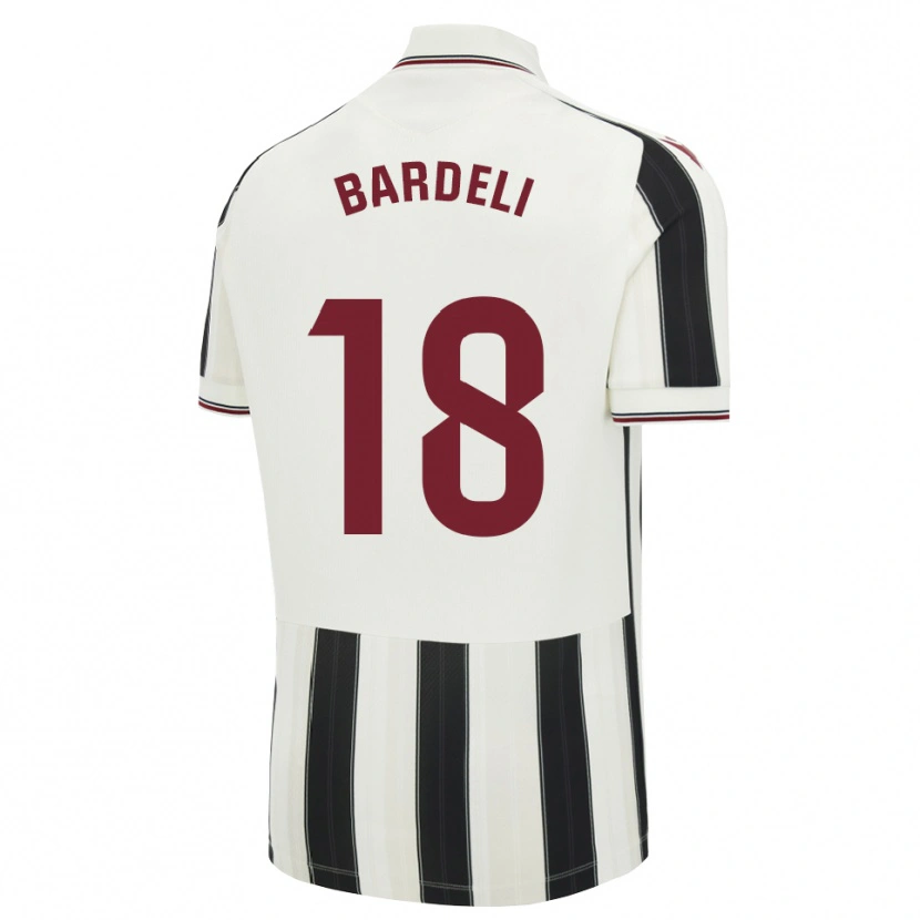 Danxen Heren Enzo Bardeli #18 Zwart Wit Rood Uitshirt Uittenue 2026/27 T-Shirt België