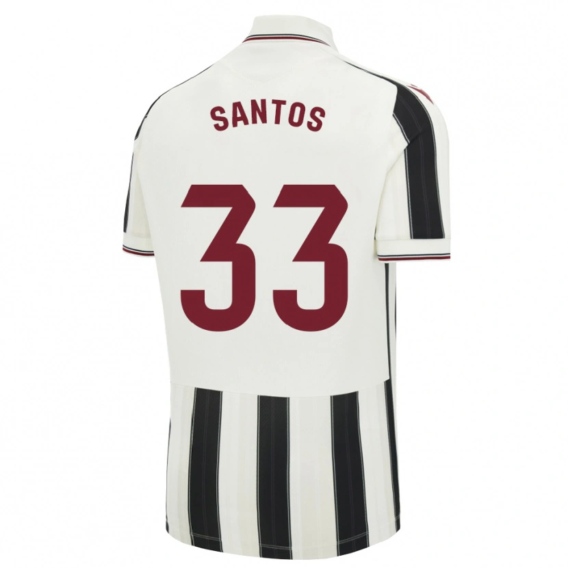 Danxen Heren Marc Santos #33 Zwart Wit Rood Uitshirt Uittenue 2026/27 T-Shirt België
