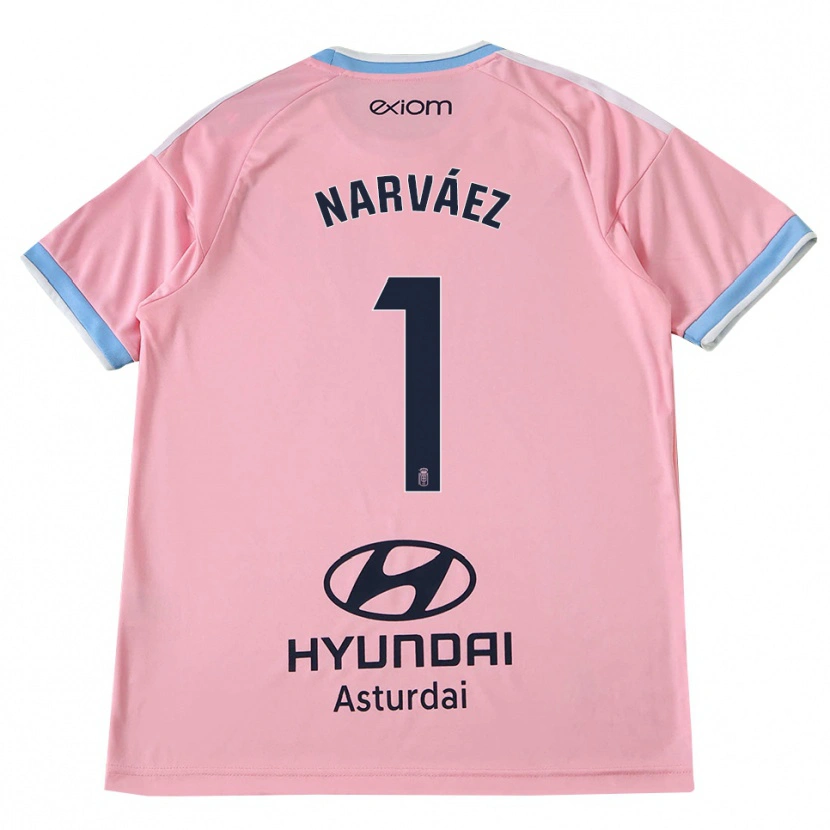 Danxen Heren Miguel Narváez #1 Centaurieblauw Roze Uitshirt Uittenue 2026/27 T-Shirt België