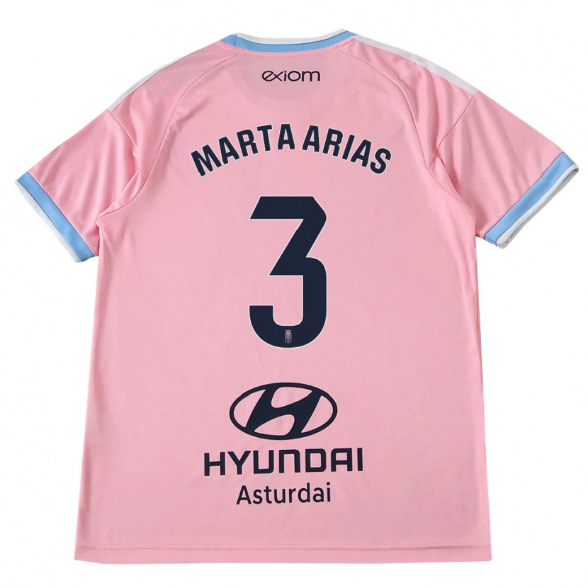 Danxen Heren Marta Arias #3 Centaurieblauw Roze Uitshirt Uittenue 2026/27 T-Shirt België