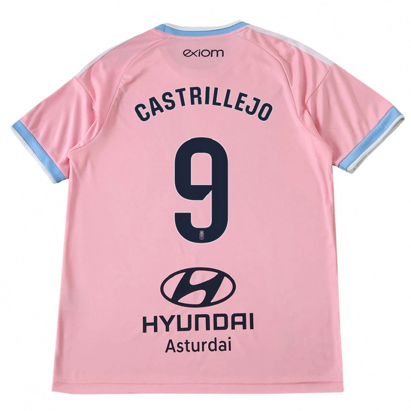 Danxen Heren Guillermo Castrillejo #9 Centaurieblauw Roze Uitshirt Uittenue 2026/27 T-Shirt België