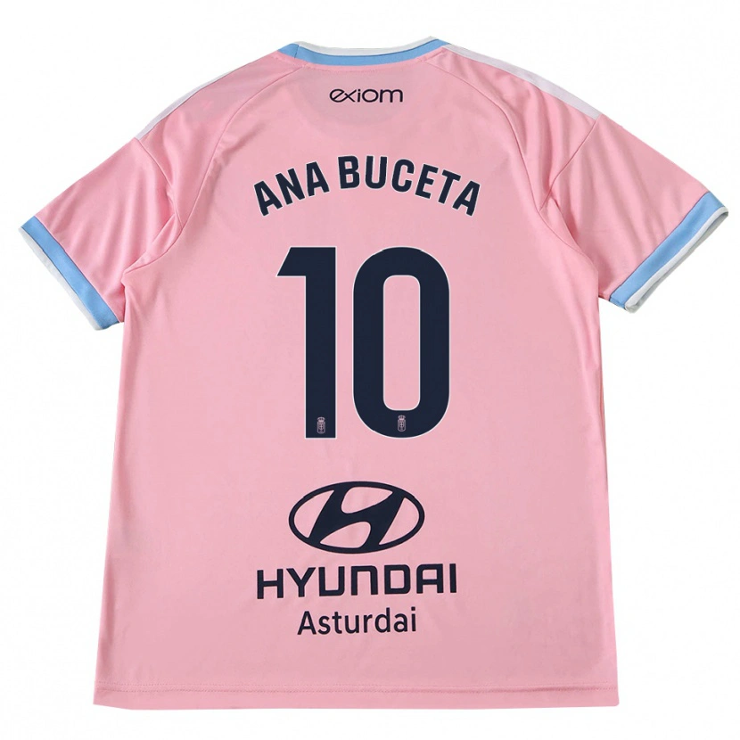 Danxen Heren Ana Buceta #10 Centaurieblauw Roze Uitshirt Uittenue 2026/27 T-Shirt België
