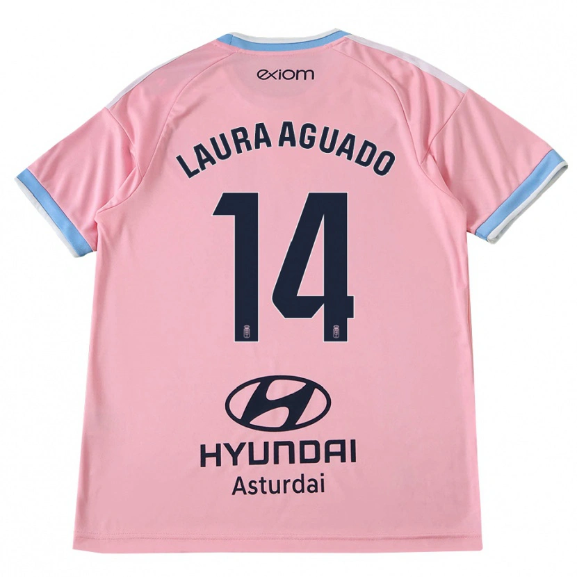 Danxen Heren Laura Aguado #14 Centaurieblauw Roze Uitshirt Uittenue 2026/27 T-Shirt België