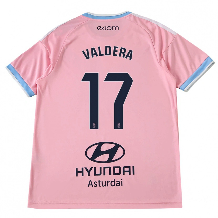 Danxen Heren Rubén Valdera #17 Centaurieblauw Roze Uitshirt Uittenue 2026/27 T-Shirt België