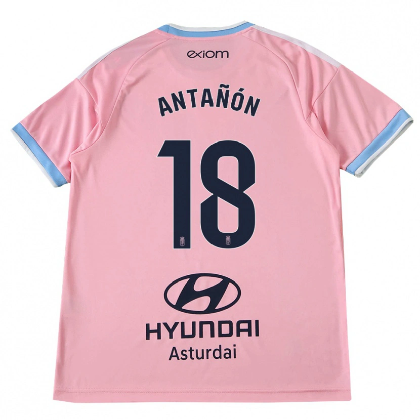 Danxen Heren Lucas Antañón #18 Centaurieblauw Roze Uitshirt Uittenue 2026/27 T-Shirt België