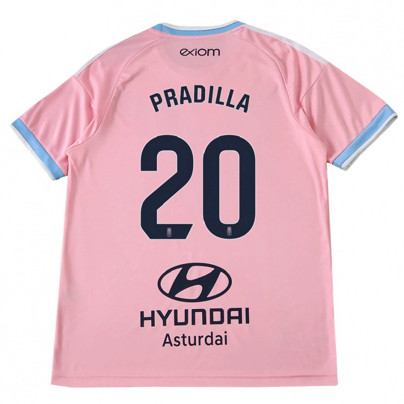 Danxen Heren Elena Pradilla Aranda #20 Centaurieblauw Roze Uitshirt Uittenue 2026/27 T-Shirt België