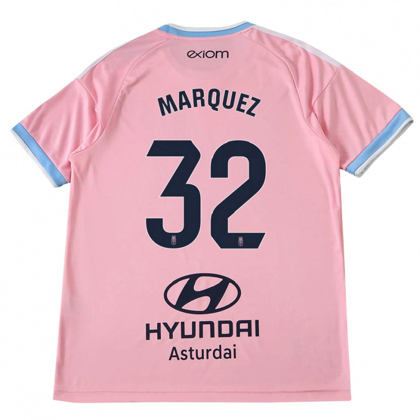 Danxen Heren Gerard Marquez #32 Centaurieblauw Roze Uitshirt Uittenue 2026/27 T-Shirt België