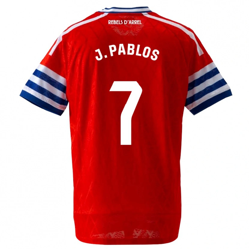 Danxen Heren Judith Pablos Garrido #7 Koninklijk Blauw Rood Uitshirt Uittenue 2026/27 T-Shirt België
