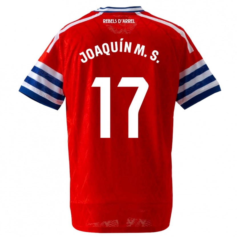 Danxen Heren Joaquín Sánchez #17 Koninklijk Blauw Rood Uitshirt Uittenue 2026/27 T-Shirt België