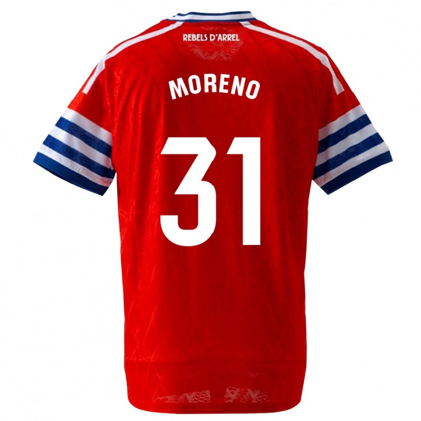 Danxen Heren Jan Moreno #31 Koninklijk Blauw Rood Uitshirt Uittenue 2026/27 T-Shirt België