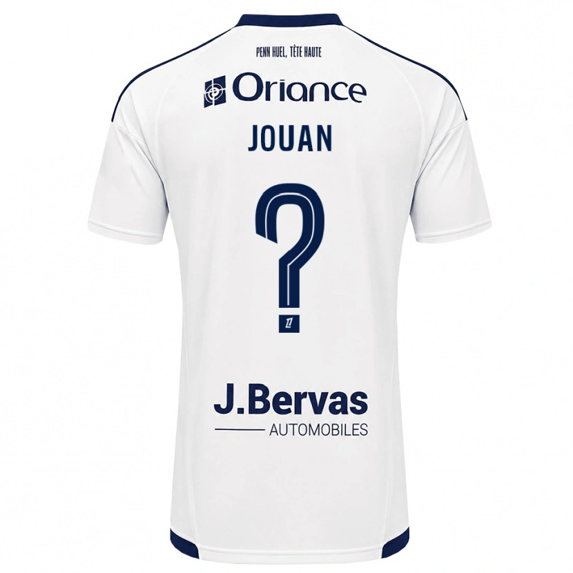 Danxen Heren Léonie Jouan #0 Marineblauw Wit Uitshirt Uittenue 2026/27 T-Shirt België