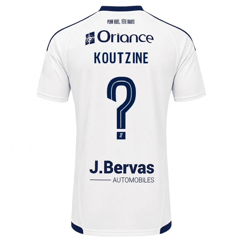 Danxen Heren Camille Koutzine #0 Marineblauw Wit Uitshirt Uittenue 2026/27 T-Shirt België
