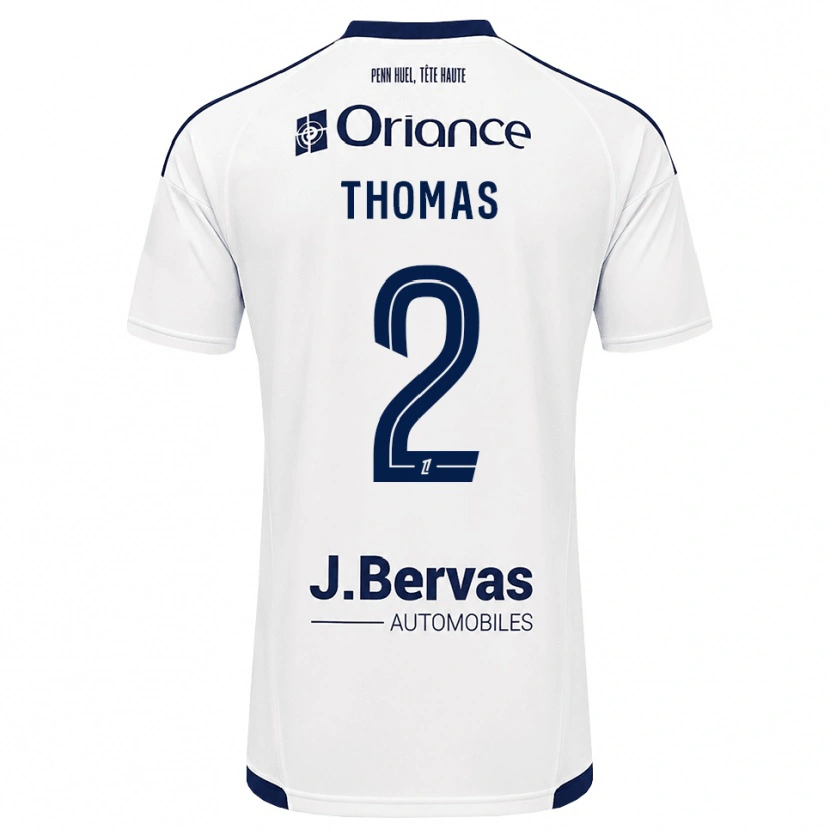 Danxen Heren Nathan Thomas #2 Marineblauw Wit Uitshirt Uittenue 2026/27 T-Shirt België