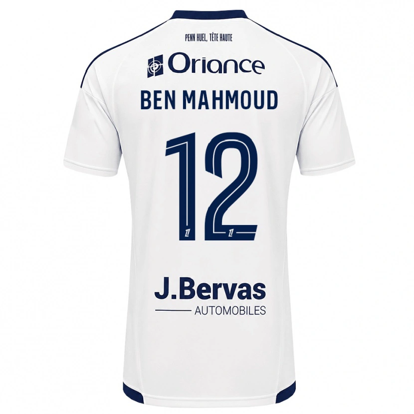 Danxen Heren Yessine Ben Mahmoud #12 Marineblauw Wit Uitshirt Uittenue 2026/27 T-Shirt België