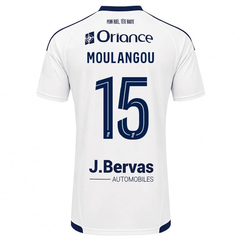 Danxen Heren Kenan Moulangou #15 Marineblauw Wit Uitshirt Uittenue 2026/27 T-Shirt België
