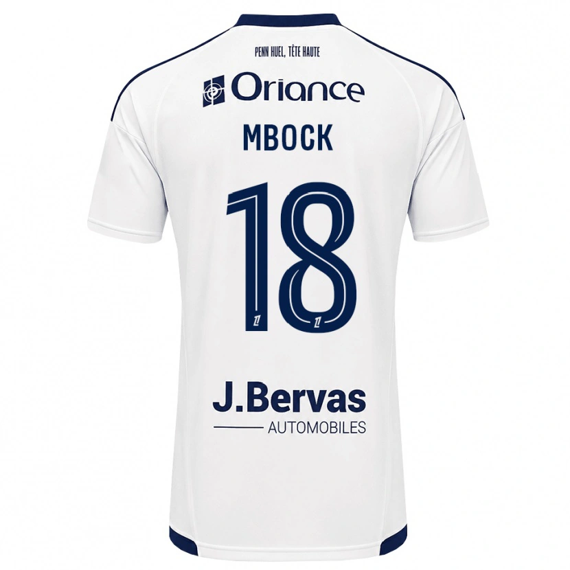 Danxen Heren Hianga'a Mbock #18 Marineblauw Wit Uitshirt Uittenue 2026/27 T-Shirt België