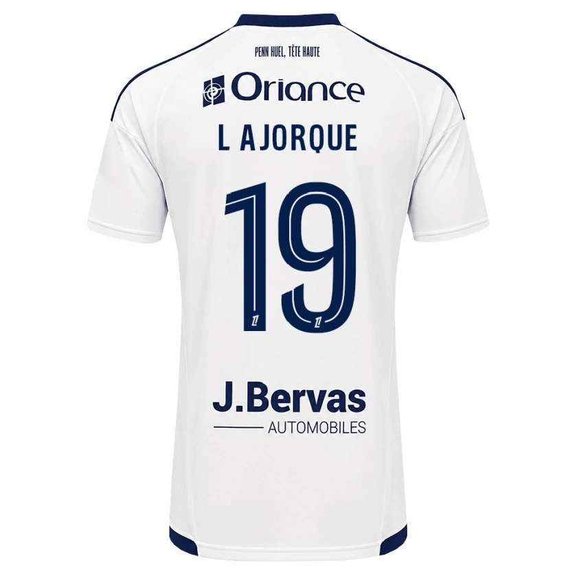 Danxen Heren Ludovic Ajorque #19 Marineblauw Wit Uitshirt Uittenue 2026/27 T-Shirt België