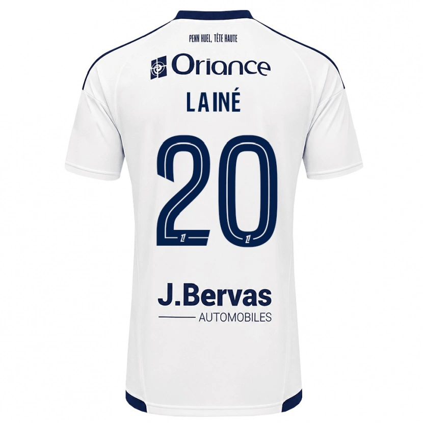 Danxen Heren Mathis Lainé #20 Marineblauw Wit Uitshirt Uittenue 2026/27 T-Shirt België
