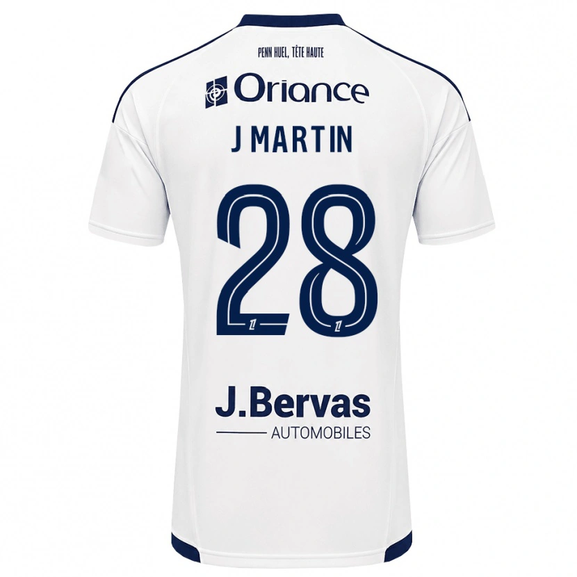 Danxen Heren Jonas Martin #28 Marineblauw Wit Uitshirt Uittenue 2026/27 T-Shirt België