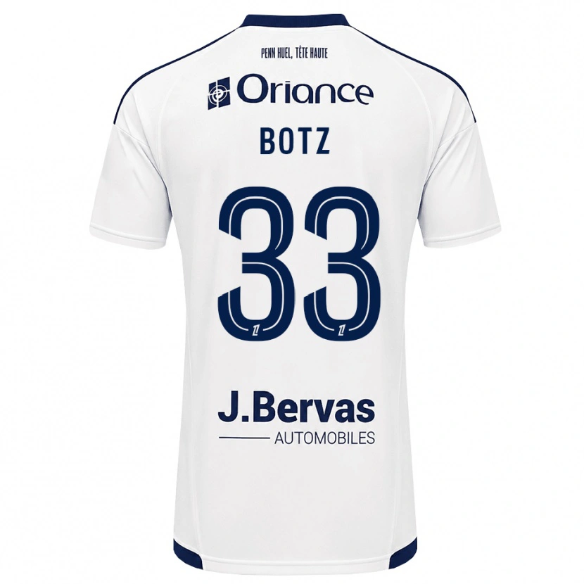 Danxen Heren Léo Botz #33 Marineblauw Wit Uitshirt Uittenue 2026/27 T-Shirt België