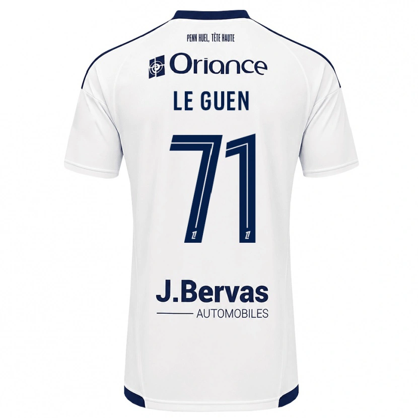Danxen Heren Raphaël Le Guen #71 Marineblauw Wit Uitshirt Uittenue 2026/27 T-Shirt België