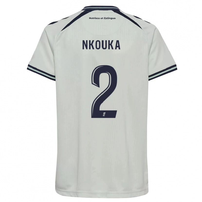 Danxen Heren Ethan Nkouka #2 Middernachtblauw Wit Uitshirt Uittenue 2026/27 T-Shirt België