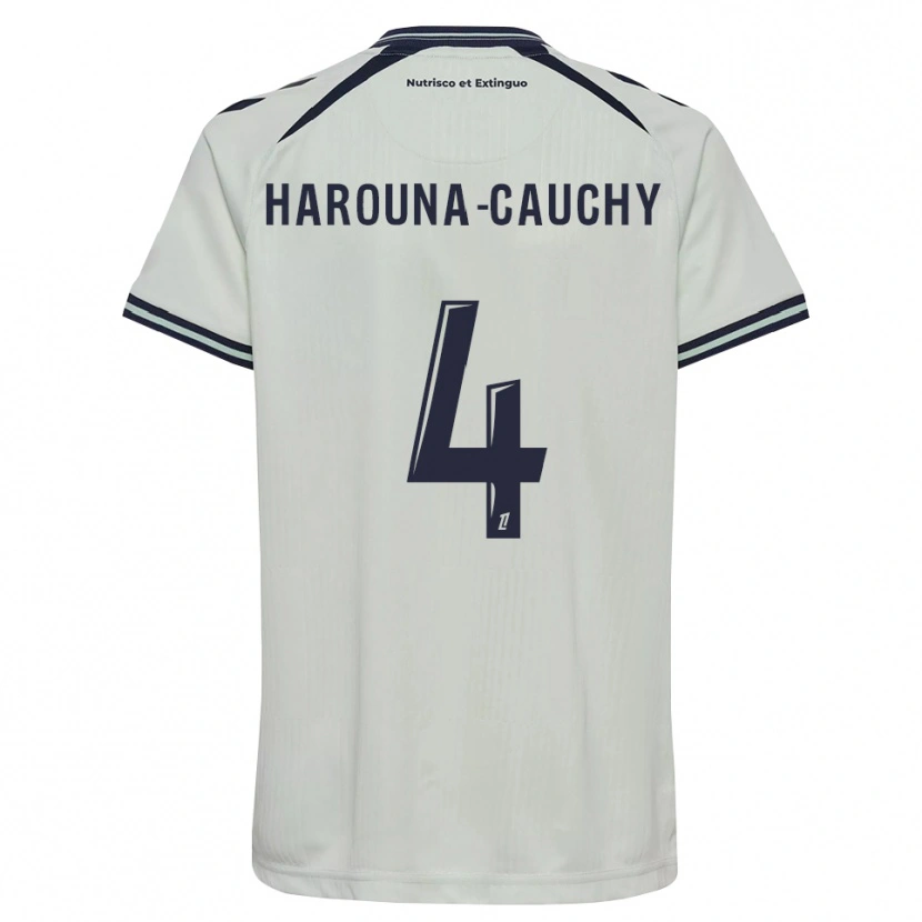 Danxen Heren Yllian Harouna-Cauchy #4 Middernachtblauw Wit Uitshirt Uittenue 2026/27 T-Shirt België