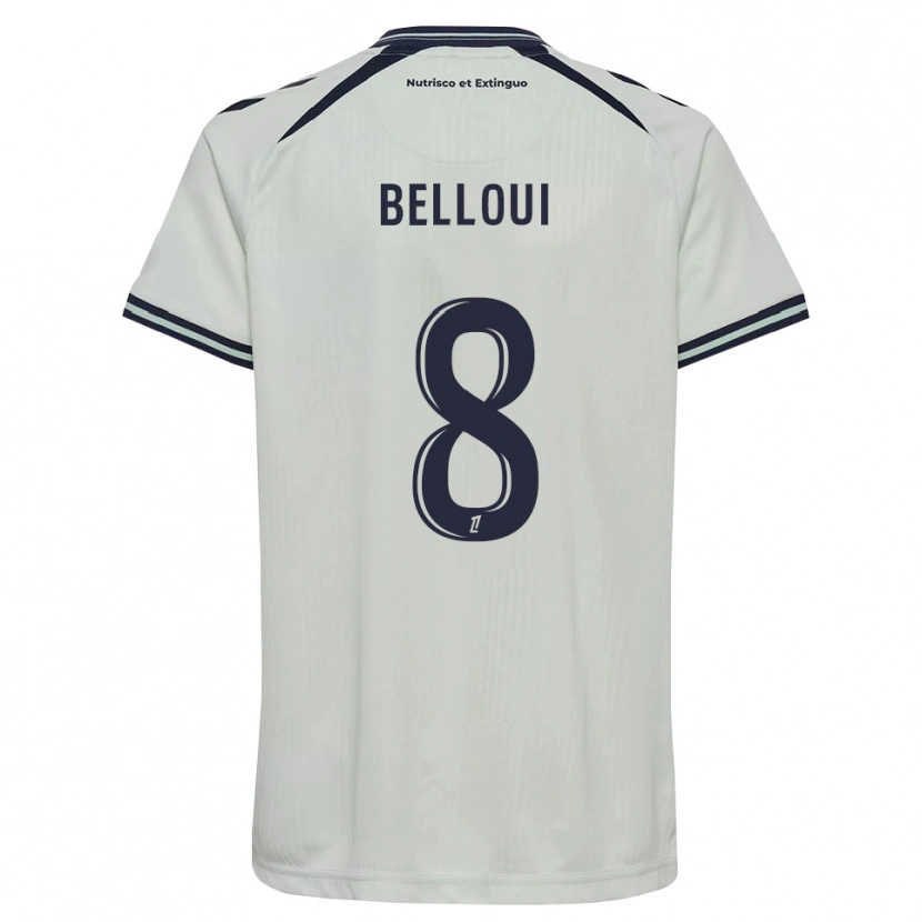 Danxen Heren Ilyan Belloui #8 Middernachtblauw Wit Uitshirt Uittenue 2026/27 T-Shirt België