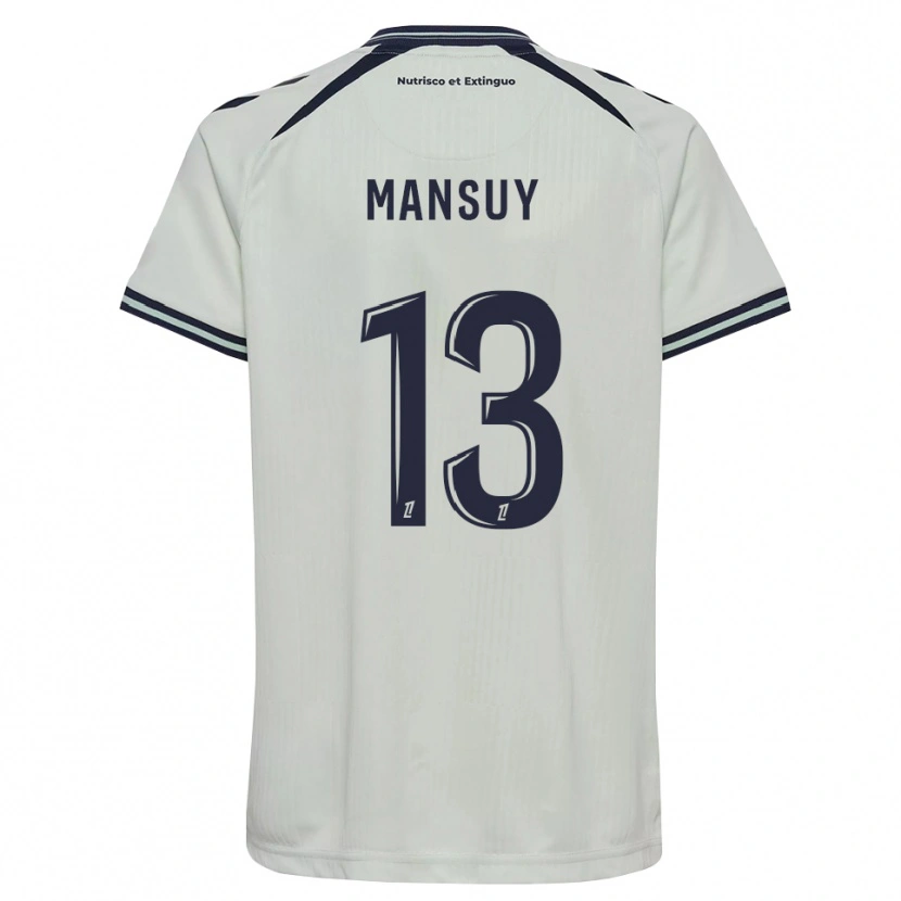 Danxen Heren Héloïse Mansuy #13 Middernachtblauw Wit Uitshirt Uittenue 2026/27 T-Shirt België
