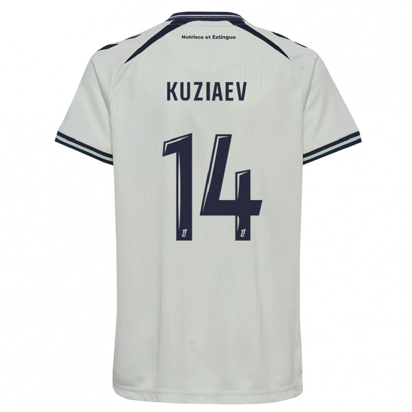 Danxen Heren Daler Kuzyaev #14 Middernachtblauw Wit Uitshirt Uittenue 2026/27 T-Shirt België