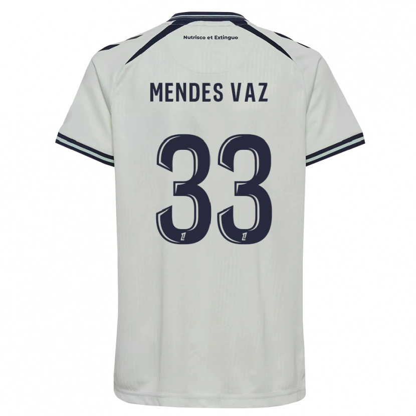 Danxen Heren Hernâni Mendes Vaz #33 Middernachtblauw Wit Uitshirt Uittenue 2026/27 T-Shirt België