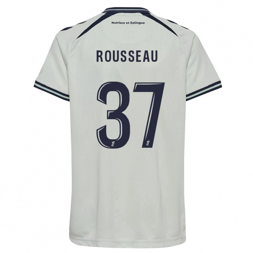 Danxen Heren Thomas Rousseau #37 Middernachtblauw Wit Uitshirt Uittenue 2026/27 T-Shirt België